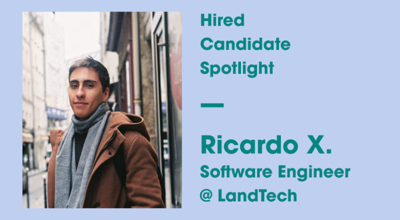 tech candidate spotlight - ricardo xavier software engineer