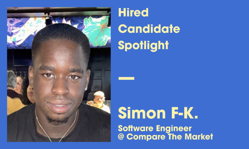 Tech Candidate Spotlight – Simon Fisoye-Kings, Software Engineer