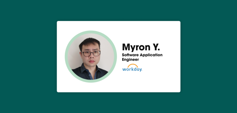 Tech Candidate Spotlight – Myron Yao, Software Application Engineer