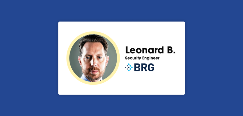 Tech Candidate Spotlight – Leonard Barraugh, Security Engineer