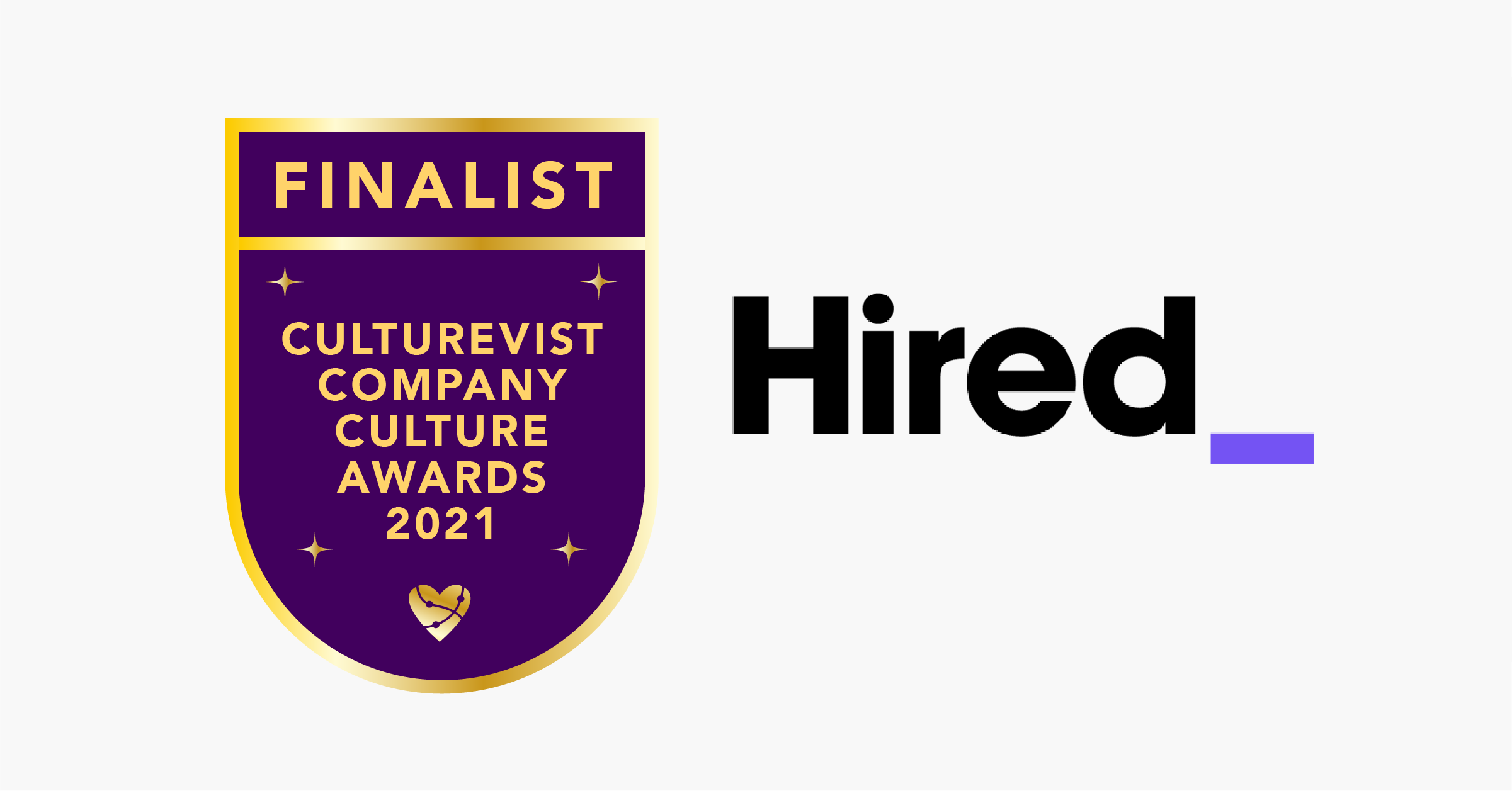 Hired Named Finalist in 2021 Culturevist Company Culture Awards 2021